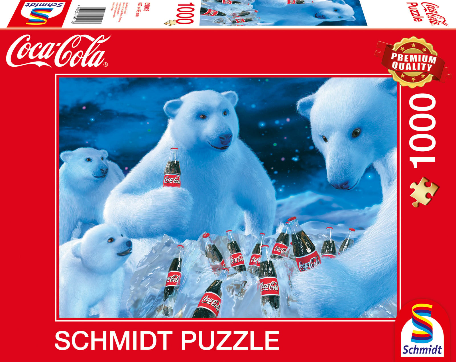 Coca-Cola IJsberen Puzzel 1000 stukjes