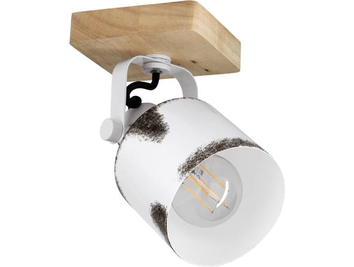 Eglo Spot Kilburn Braun Holz B 16 cm