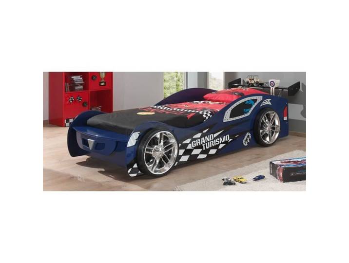 Lit voiture - Dream Tree - Rally - Bleu - 90x200 cm
