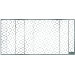 ACO Streckmetallrost Stahl verzinkt begehbar, 1250x300 mm