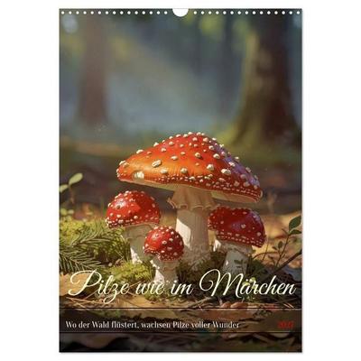 Pilze wie im Märchen (Wandkalender 2027 DIN A3 hoch), CALVENDO Monatskalender