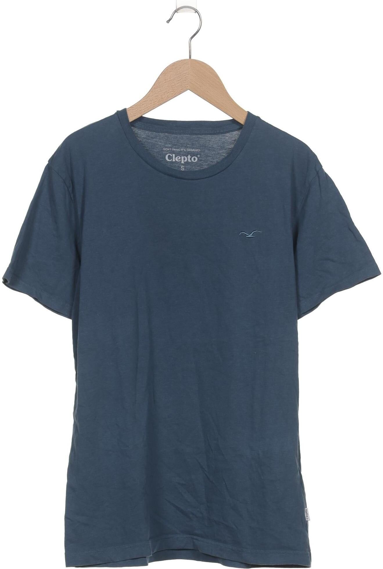 Cleptomanicx Herren T-Shirt, Marineblau, Gr. S, Baumwolle - Second Hand