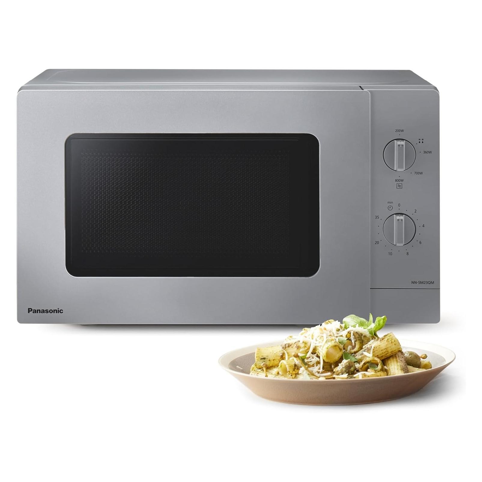 Panasonic NN-SM23QMEPG Mikrowelle Silber 800 W Grillfunktion (20 l) (NN-SM23QMEPG)