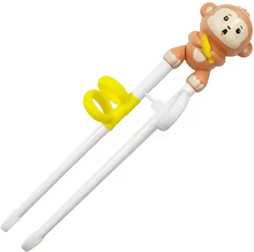 Inspire Curations Cute Cartoon Animal Training Chopsticks Beginner Learning Helper For Kids monkey