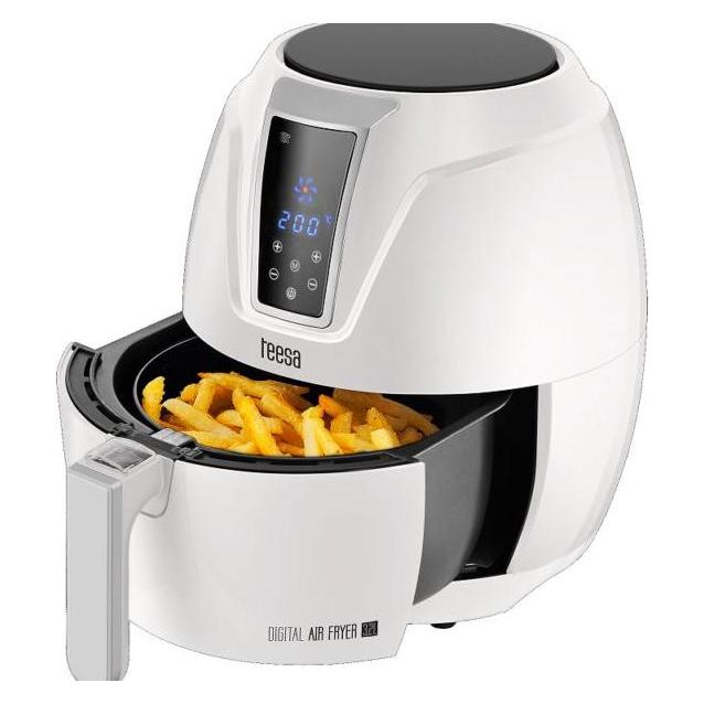 Teesa DIGITALE AIR FRYER 3,2L Weisse Heissluftfritteuse (3.20 l) (TSA8046W)