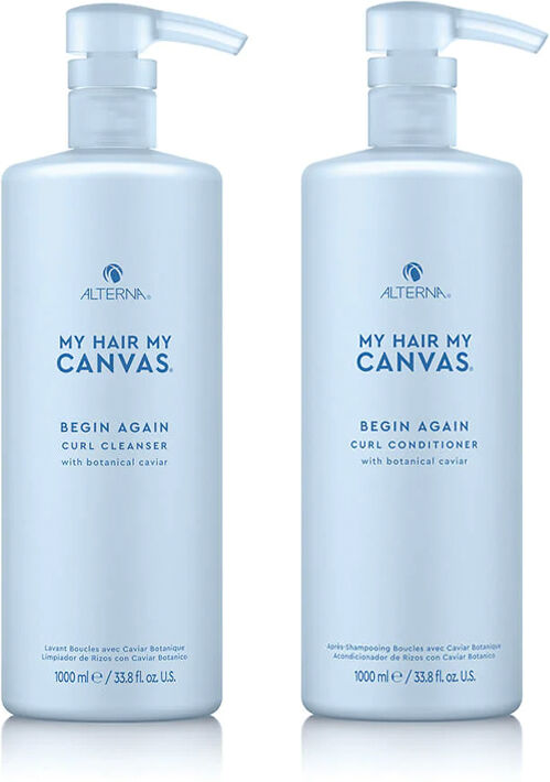 Alterna My Hair. My Canvas. Begin Again Curl Cleanser 976ml & Curl Con