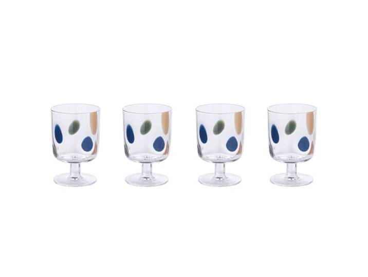 BUTLERS 4er Set Weingläser 300 ml Glas - FAYETTE -