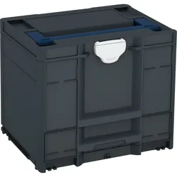 Tanos systainer3 Combi M 337 anthrazit (RAL 7016), Verschluss lichtgrau (RAL 7035), Griff saphirblau (RAL 5003) - 83550048.50
