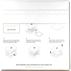 Mayku Folien LDPE nature 1.5mm 20Stk. (Zubehör), 3D Drucker Zubehör