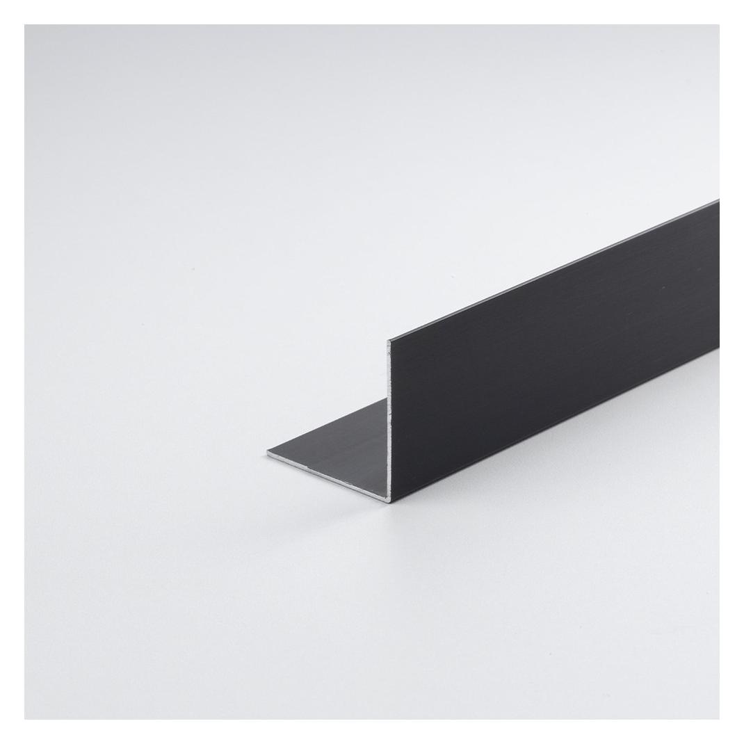 Arcansas Diy profile angle brushed black aluminum 1000 x 20 x 20 mm (68562424)