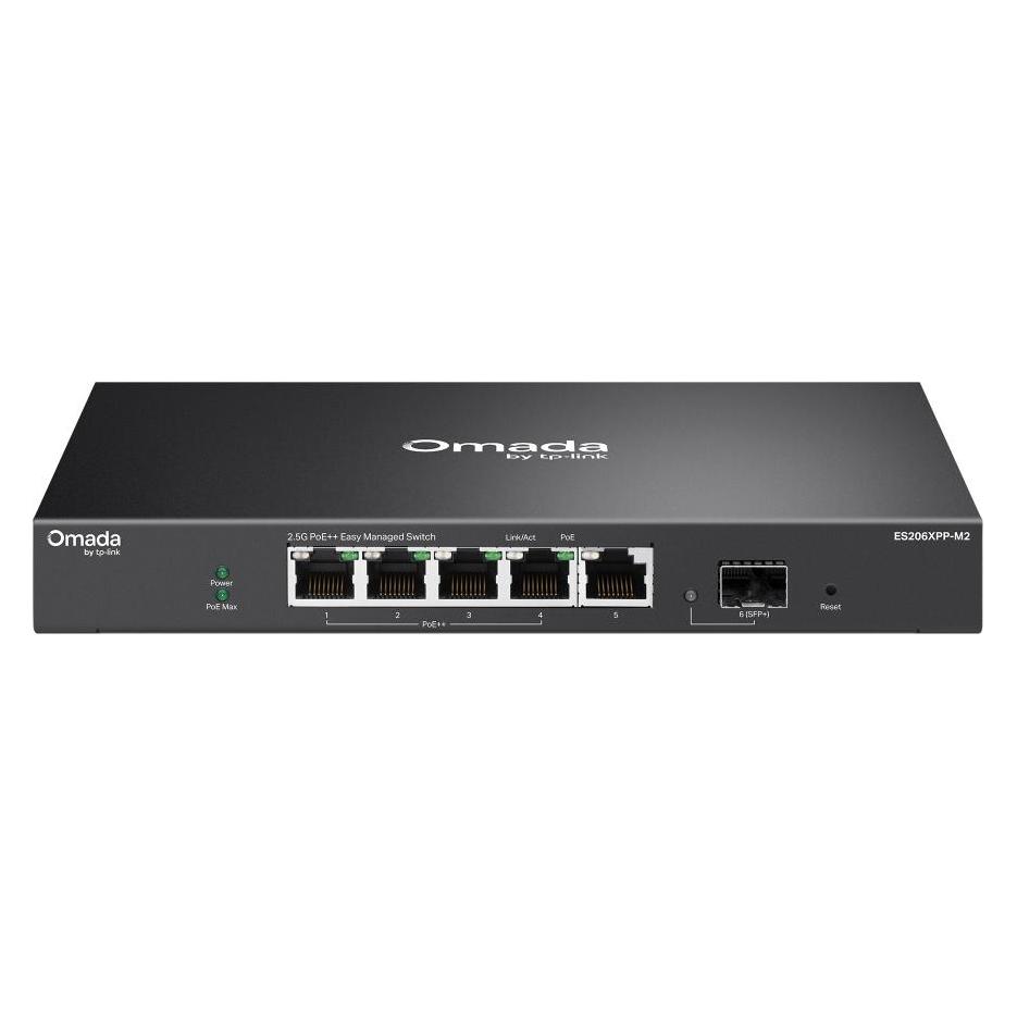 TP-Link ES206XPP-M2 Eas.Man.Sw. Omad 8x2.5GB+2xSFP (6 Ports) (ES206XPP-M2)