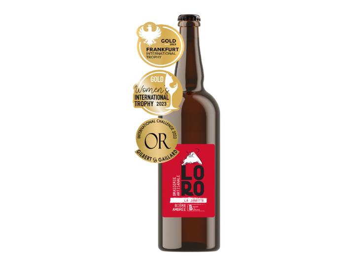 LORO Janette Bière artisanale ambrée - 75 cl