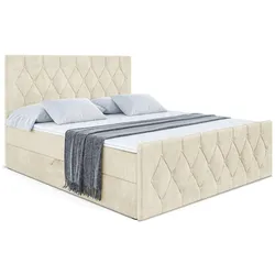 BOXBETT VELANTO-Z - 160 x 200 - H4 - Beige