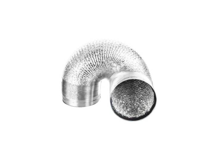 Entlüftungsrohr aus Aluminiumfolie, 60–150 mm, ausziehbarer Schlauch Flexible einziehbare Leitungen for Dunstabzugshauben, Abluftventilatoren, HVAC-Systeme