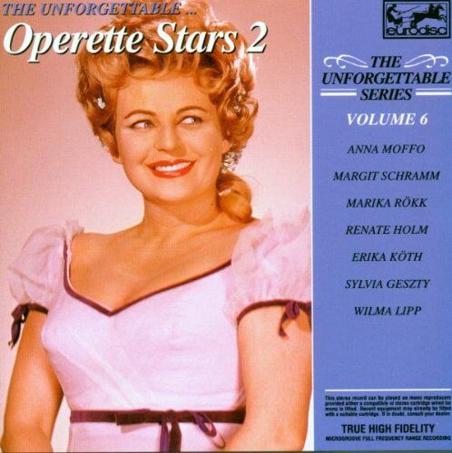 Various - The Unforgettable - Vol. 6 (Operettenstars 2) - Preis vom 14.10.2026 23:07:16 h