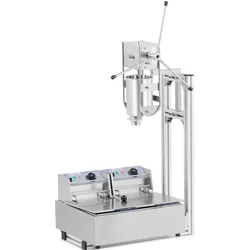 Royal Catering Churro Presse Churro Maker Teigpresse Presse, Fun Kitchen, Silber