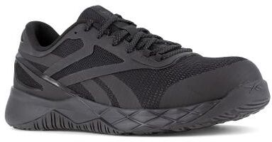 Reebok Work Nanoflex TR Work CT (Men's) in Black, Size 5 M, Textile