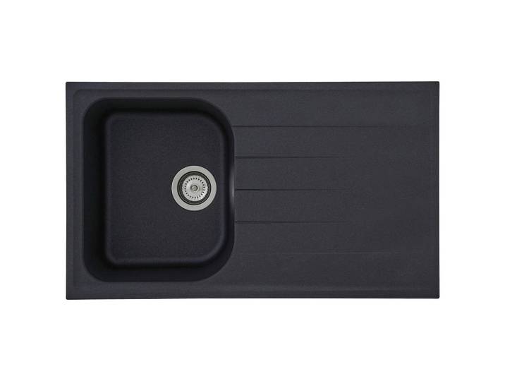 Respekta Spüle Orlando, Schwarz, Stein, 86x20.9x50 cm, Küchen, Küchenausstattung, Küchenspülen, Granitspüle