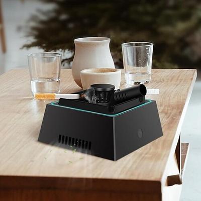 rauchfreier Aschenbecher zur Entfernung von Zigarettenrauch, Aschenbecher für den Innenbereich, wiederaufladbarer Luftreiniger mit USB-Anschluss