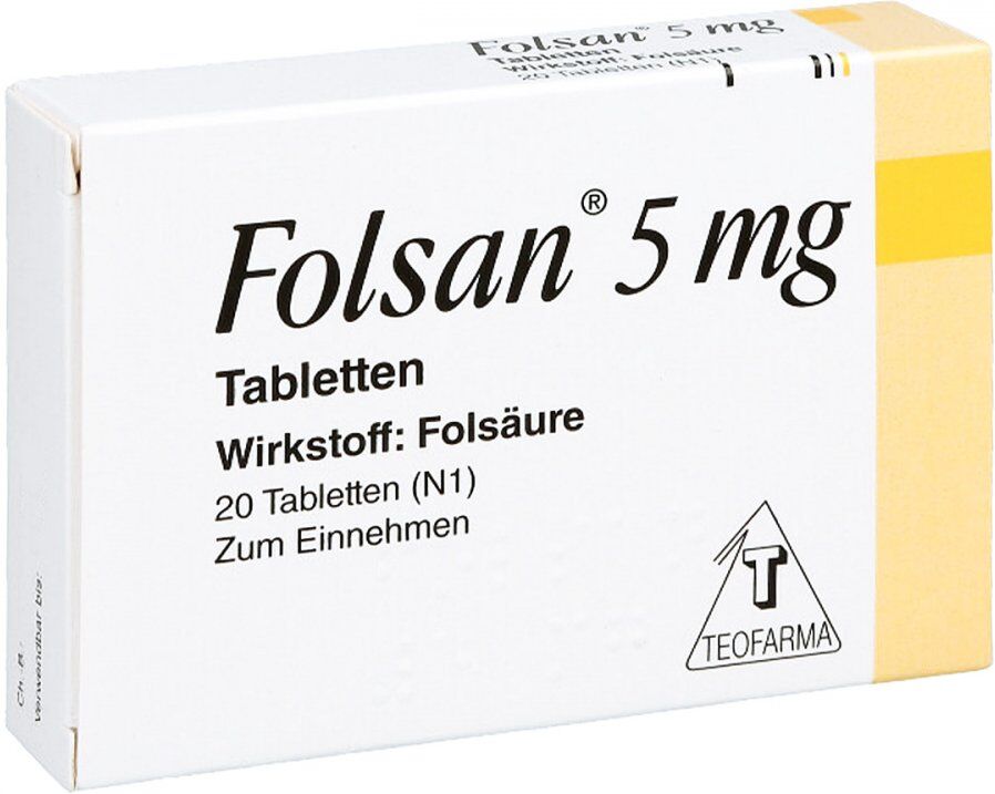 Folsan 5 mg Tabletten
