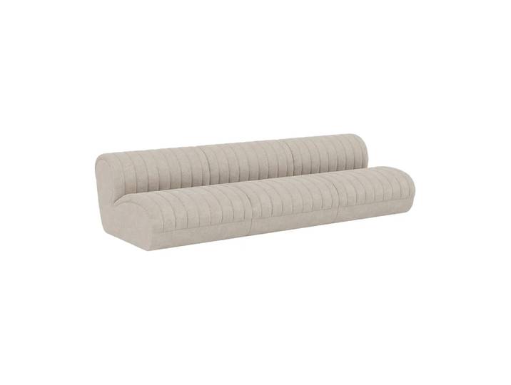 Muuto Canapé modulable Coltre Configuration 1, turf-sable, 3 places
