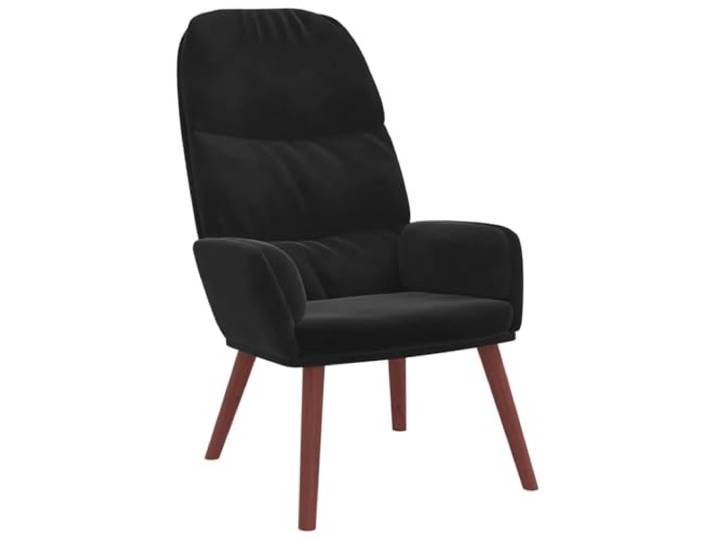 Heofavd Relaxsessel Schwarz Samt Loungesessel Polstersessel 70x77x98 cm