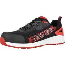 Sicherheitshalbschuhe S1P "BATIS BLACK RED LOW" ESD TRANSFOAMERS - 40 - Rot