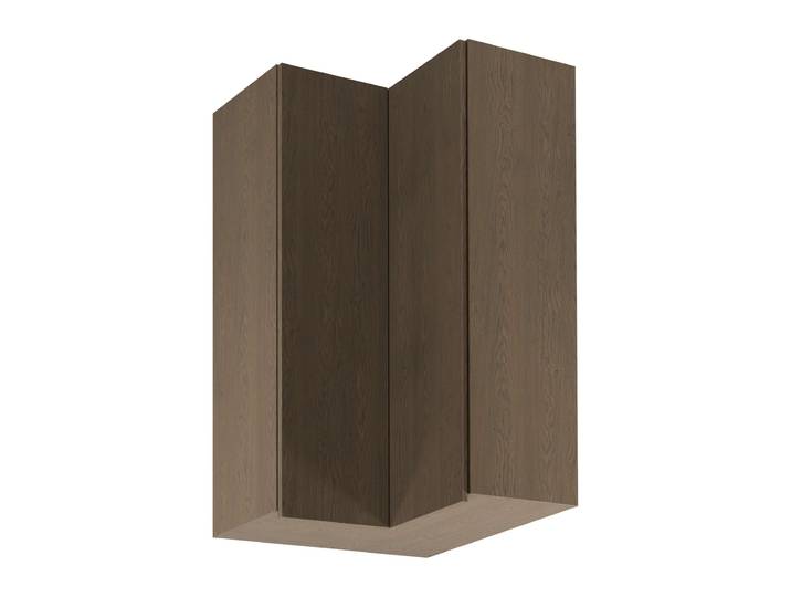 Eckhängeschrank – Livaro – G60N2 Dunkle Eiche