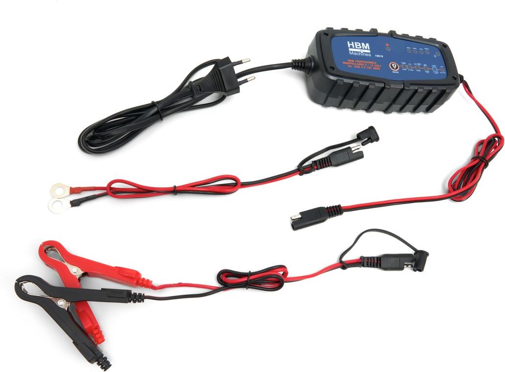 HBM Professional Erhaltungsladegerät 6 / 12 Volt - 3A. Von 2,6 bis zu 90AH
