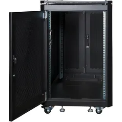 Logon RSL16U61BL (16 HE, 19 Zoll Rack), Serverschrank, Schwarz