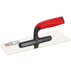 Schwan Glättkelle 5221928, Venezianerform mit Softgriff, Edelstahlblatt, 280 x 120/95mm