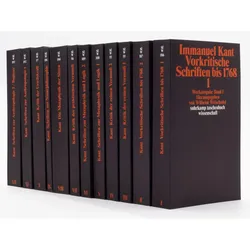 Werkausgabe. Herausgegeben vonWilhelm Weischedel. 12 Bände, Fachbücher von Immanuel Kant