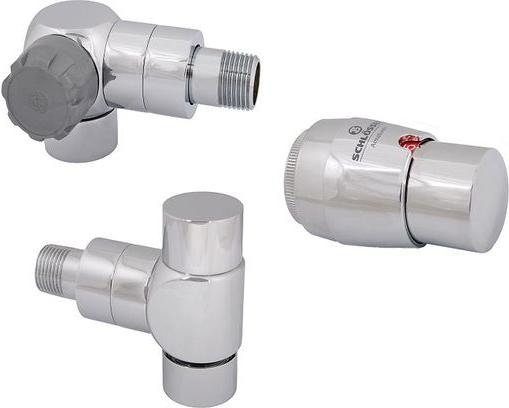 Schlösser JS Style-Tec-set aansluitstuk voor winkel, DN15, 1/2 inch, gepolijst verchroomd