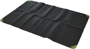 On-Stage DMA6450 Drum Rug Schwarz mit grünen Akzenten