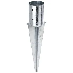 Alberts® Rundpfosten-Einschlaghülse 600mm für verschiedene Pfostenstärken 100 mm