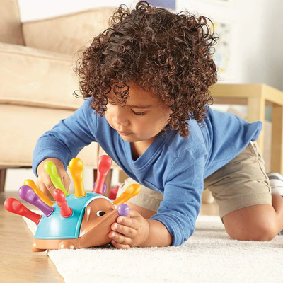 Playful Picks Montessori Hedgehog Color Sorting Educational Toddler Toy For Fine Motor Skills Development Montessori Hedgehog Color Sorting Educational Toddler Toy For Fine Motor Skills Development