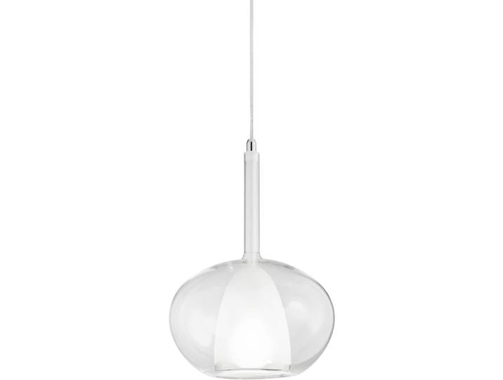 Designer-Pendellampe Giberti Luce Carina Glas weiss B: 22 cm, E27
