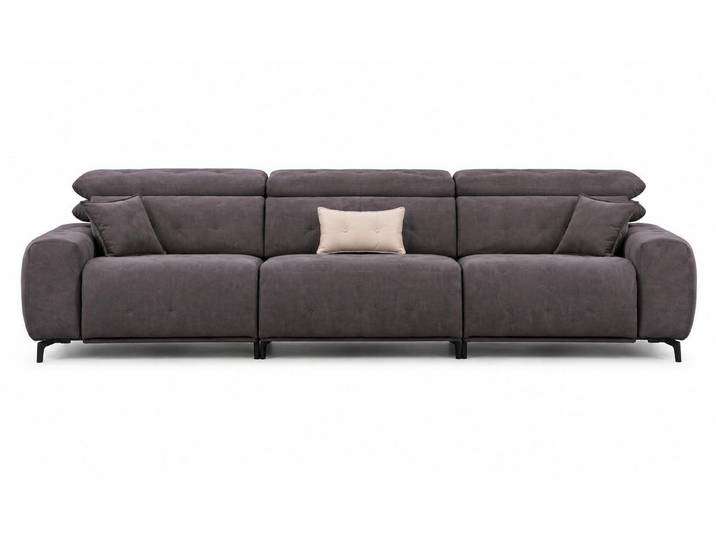 Xlmoebel 3-Sitzer Stilvolles 3-Sitzer Sofa mit luxuriösem Sitzkomfort und Polsterung, 1 Teile, Elektrisch verstellbar, Verstellbare Kopfstütze