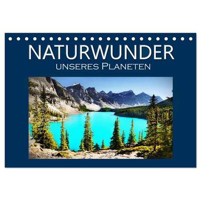 Naturwunder unseres Planeten (Tischkalender 2026 DIN A5 quer), CALVENDO Monatskalender