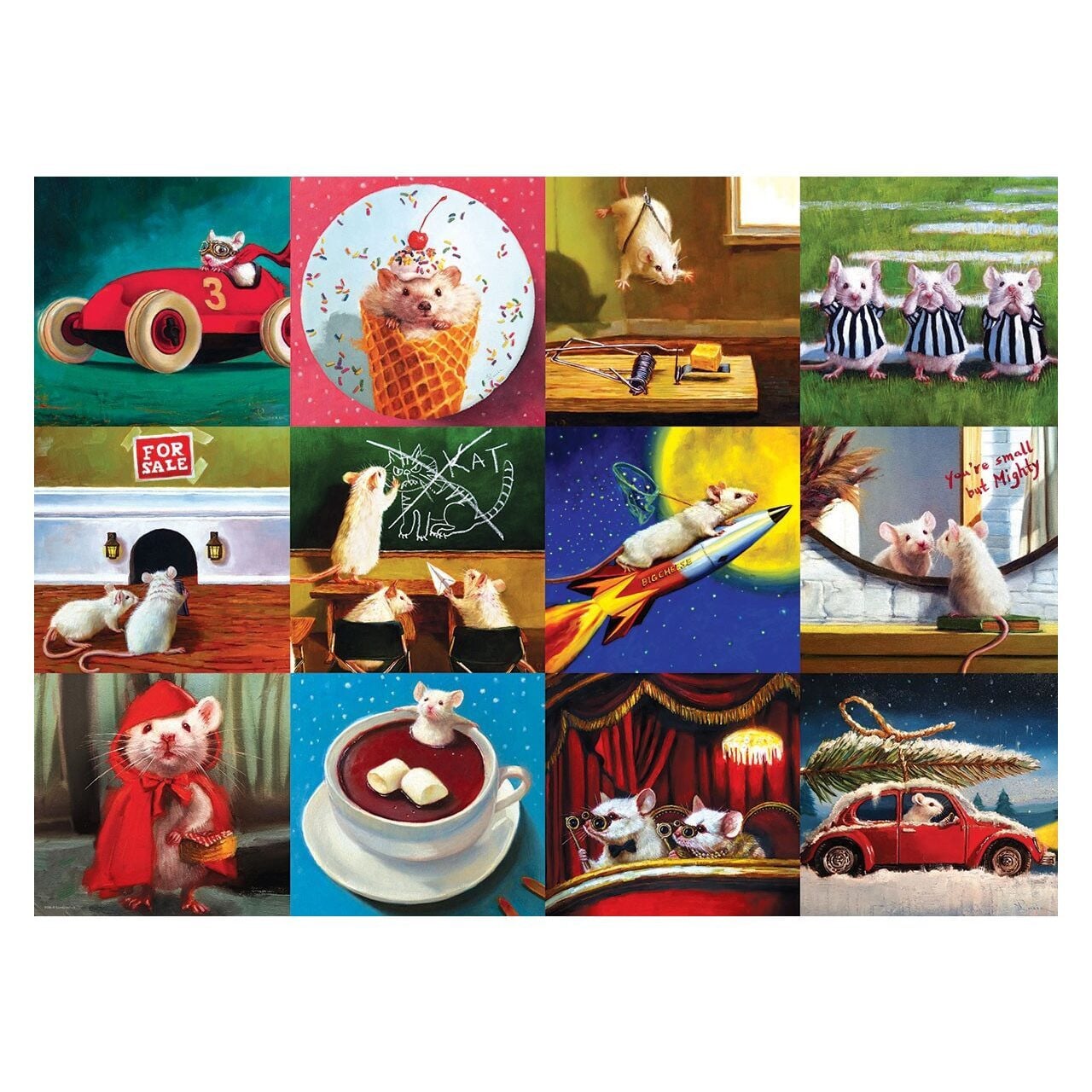 Eurographics Puzzel Lustige Muizen 1000 stukjes