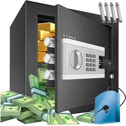 Kesser, Tresor, Elektrischer Tresor Inkl. Batteriebox Elektronischer Safe 3