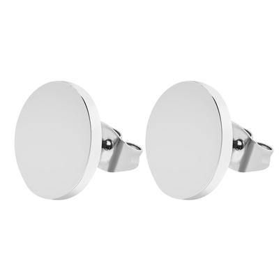 Paar Ohrstecker ADELIA´S "Ohrringe – Ohrstecker aus Edelstahl", Damen, Gr. Unisex, Edelstahl, silber, Ohrringe, Ein Geschenk, das Freude macht