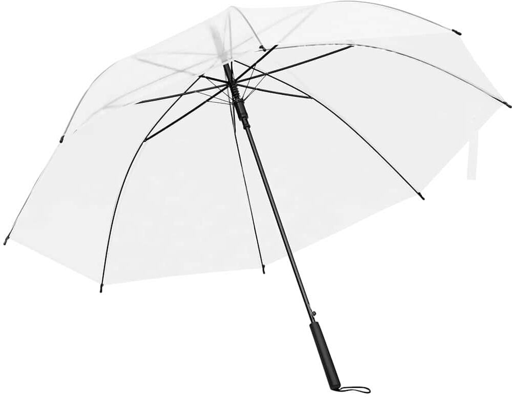 vidaXL Parapluie Transparent 107 cm