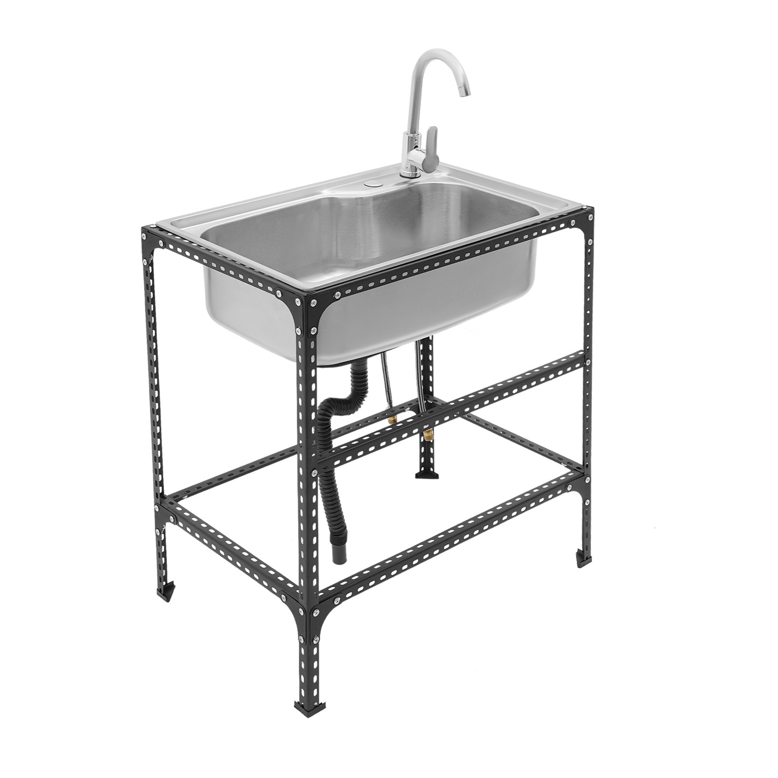 Easybuy Professionele roestvrijstalen spoelbak met kraan en accessoires