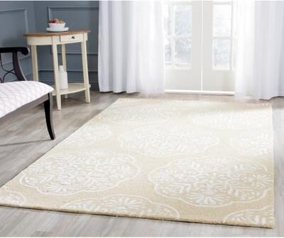 SAFAVIEH Handmade Bella Dinah Modern Floral Wool Rug