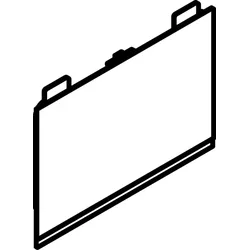 ABN PAS150N Abschottung seitlich 150 mm, Prisma XS