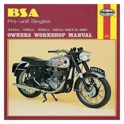 BSA Pre-unit Singles (54 - 61) Haynes Repair Manual, Ratgeber von Haynes Publishing