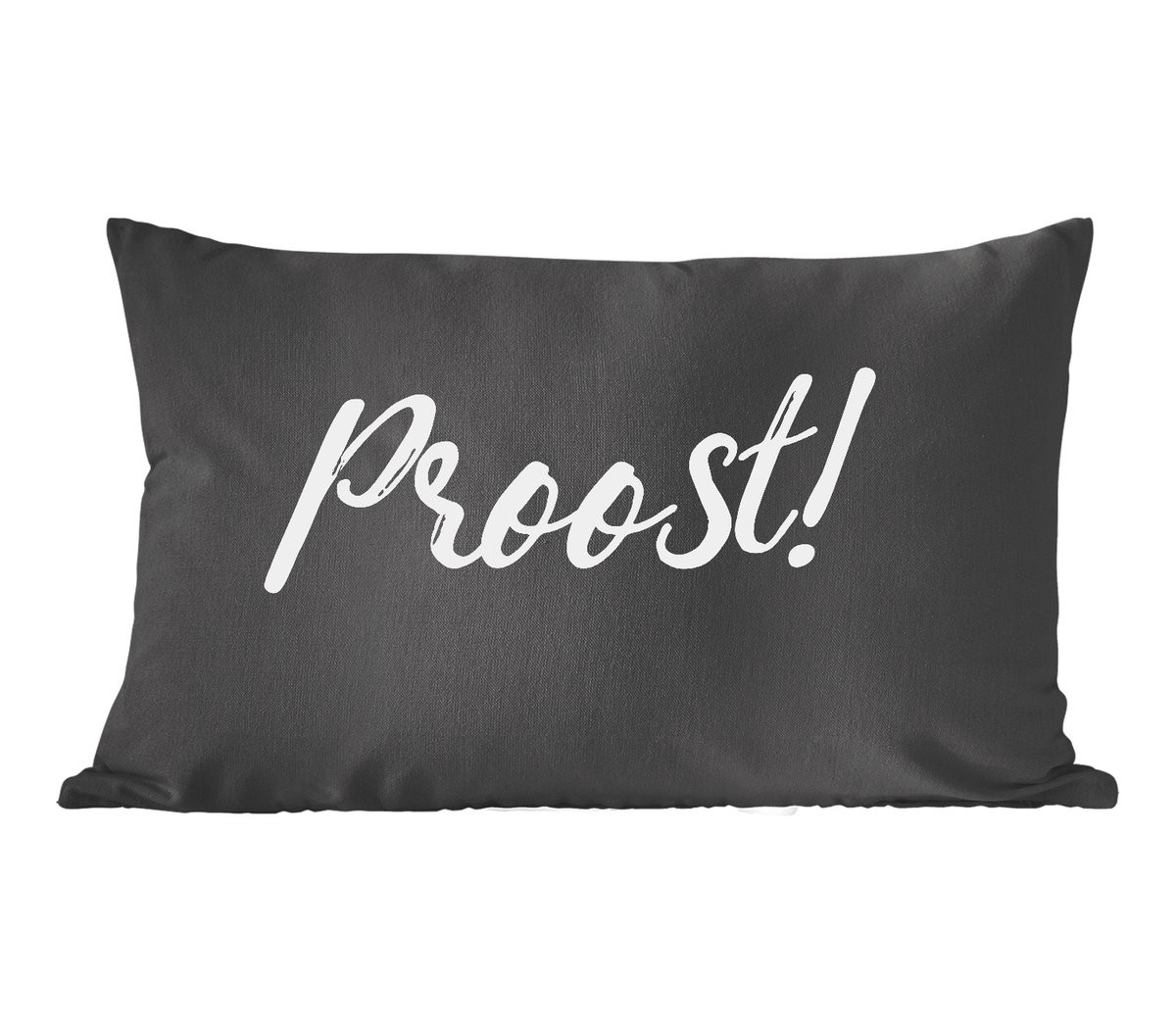 PillowMonkey Sierenkussen Proost Spreuken B/D: 60 x 40 cm