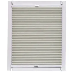 Büscher Sunlines Wabenplissee Verdunkelung 70 cm breit grau, 70x150 cm