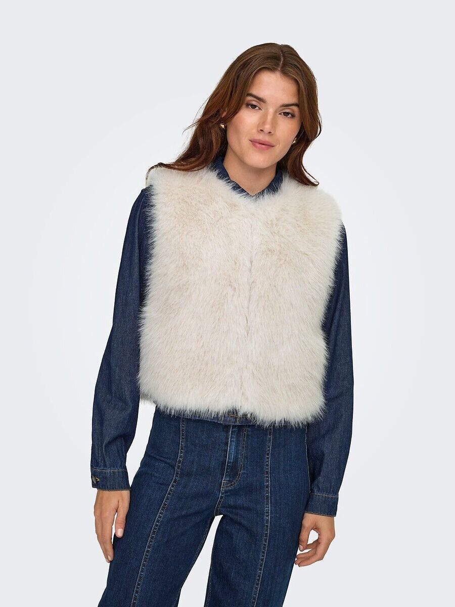 JDY Gilet sans manches duveteux&nbsp;